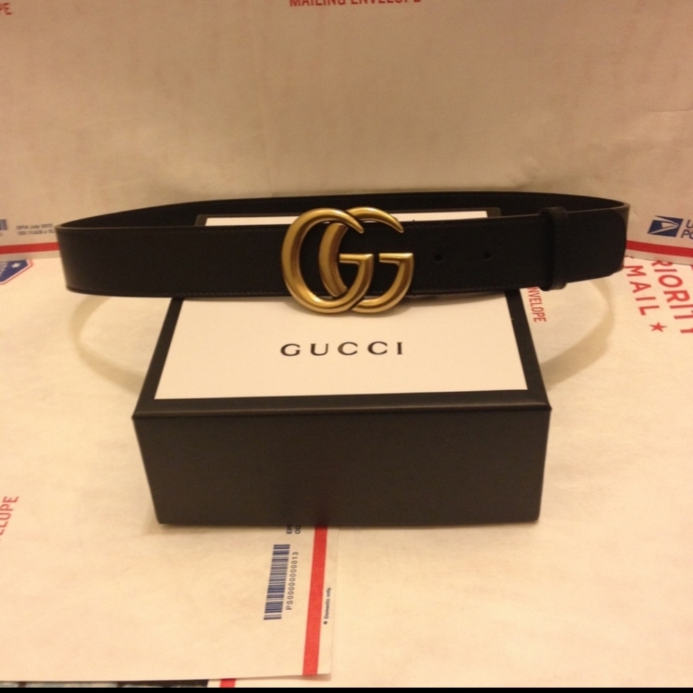 Authentic Gucci Double GG Belt